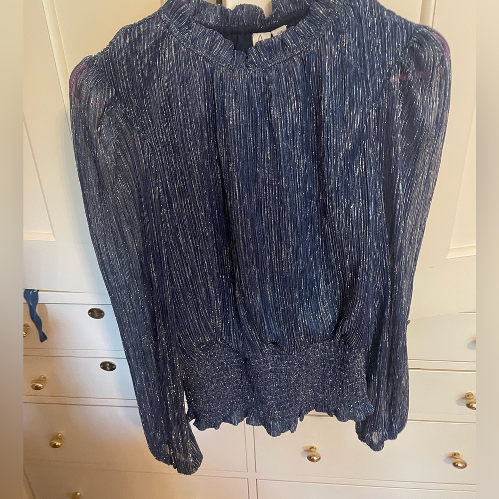 Joie Shimmer Sparkle Blouse